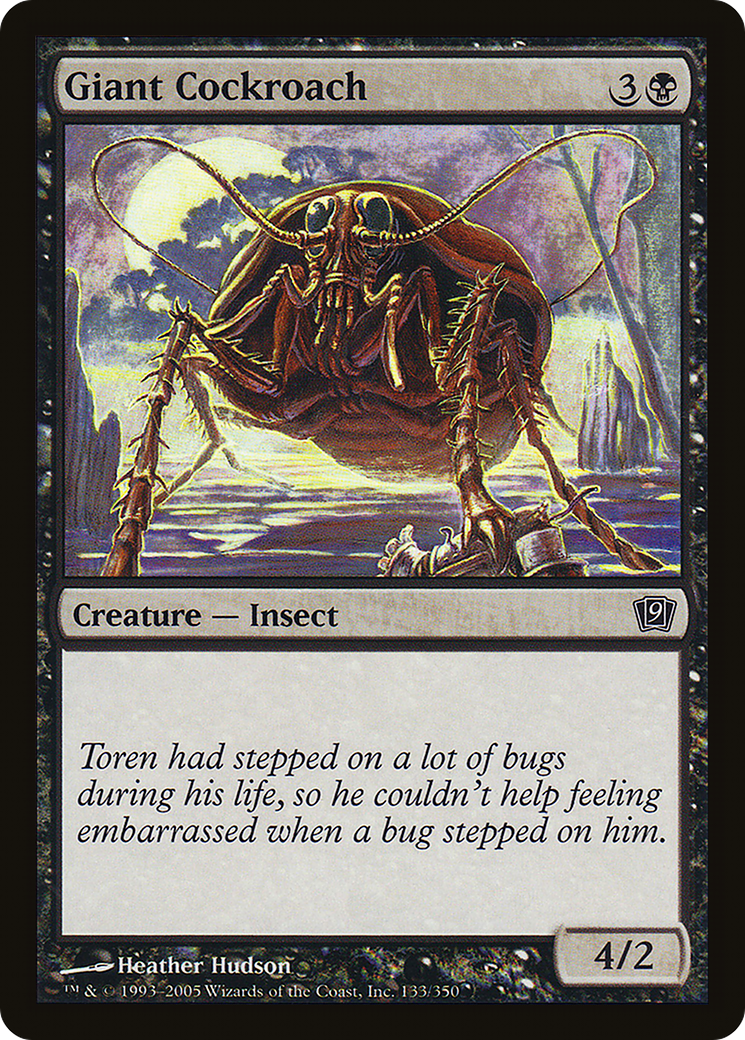 Giant Cockroach (9ED-133★) - 9th Edition