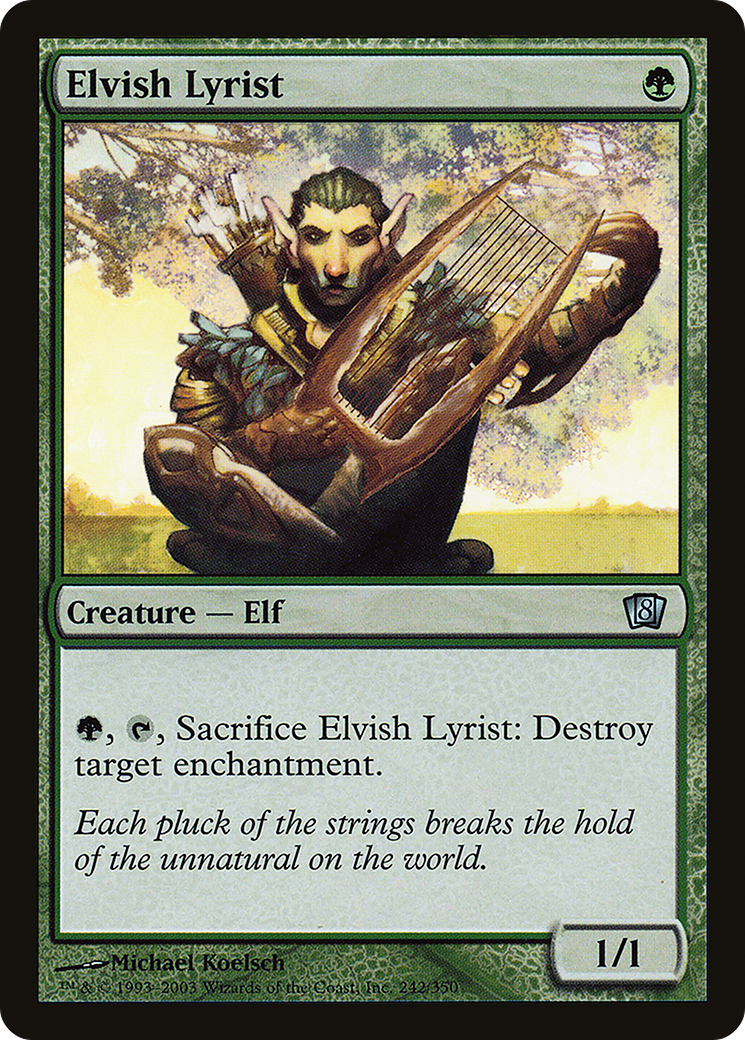 Elvish Lyrist (8ED-242★) - 8th Edition