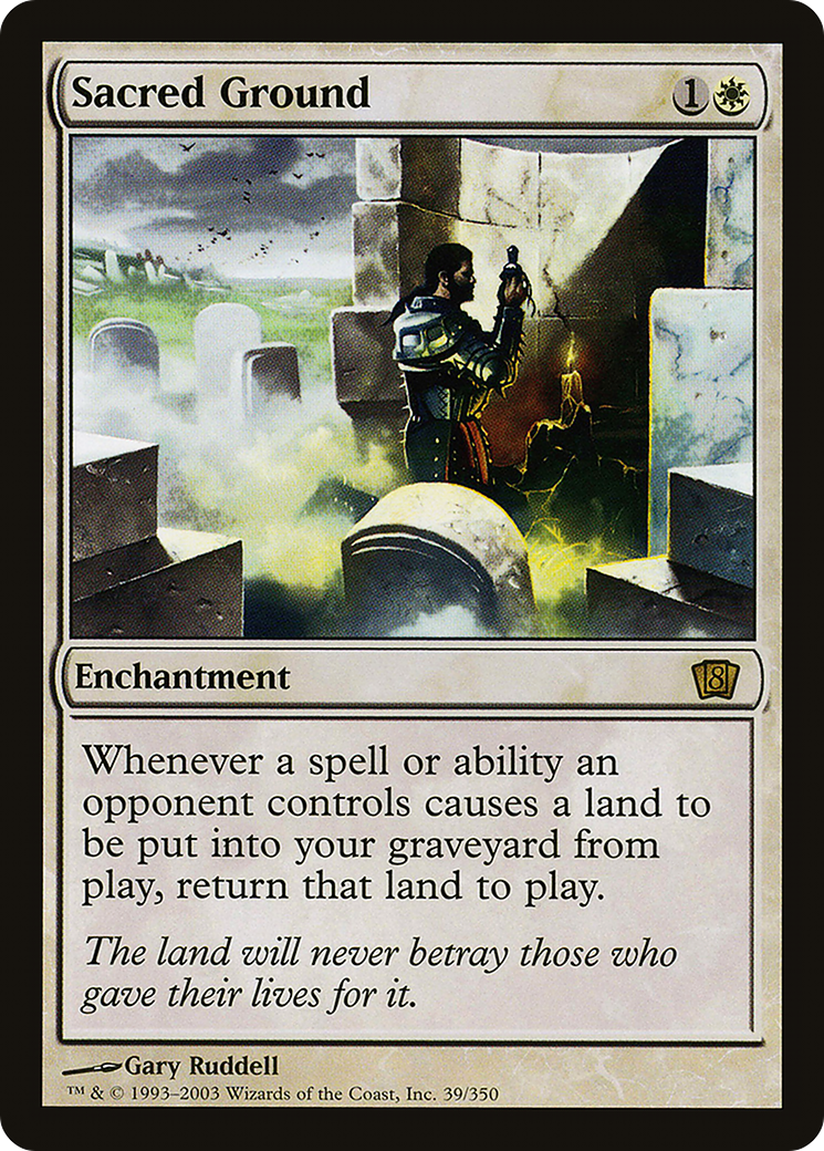 Sacred Ground (8ED-39★) - 8th Edition