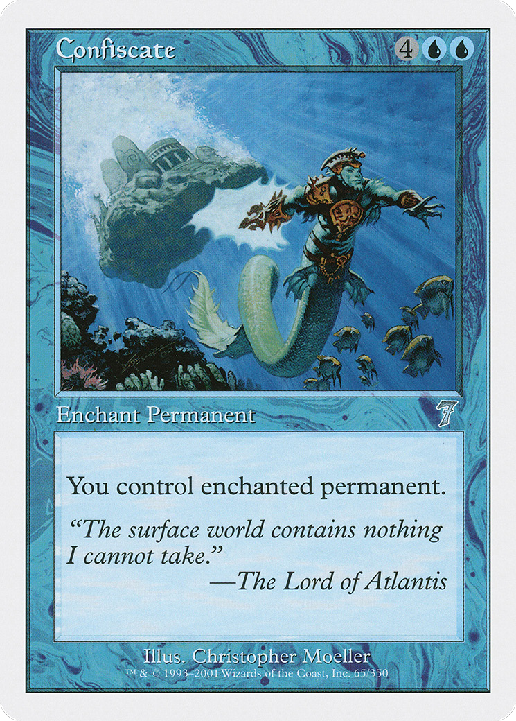 Confiscate (7ED-65★) - 7th Edition Foil