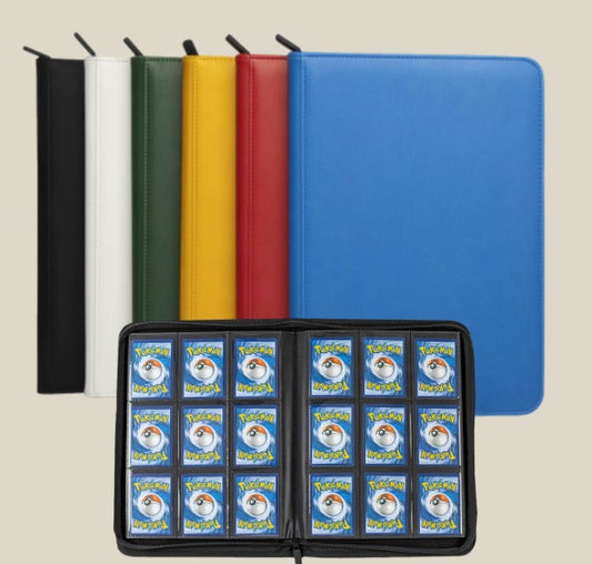 [9-Pocket] PU Zipper Binder
