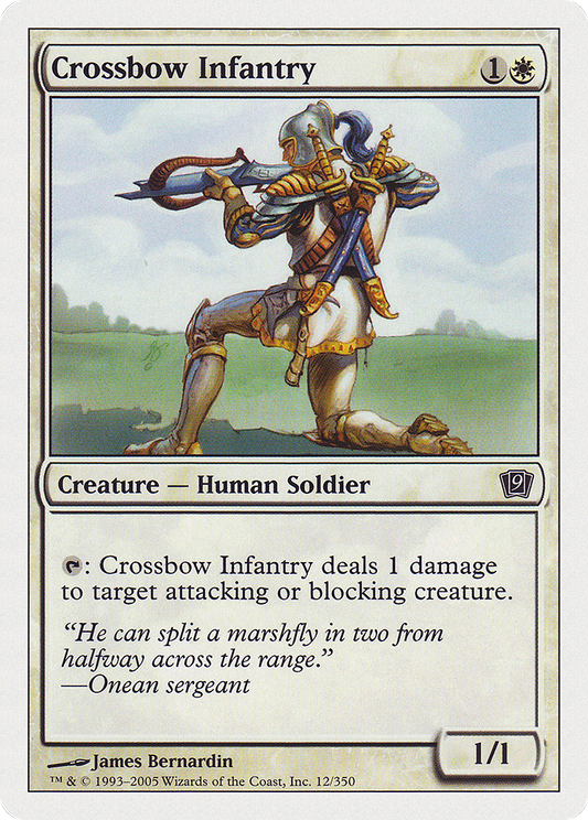 Crossbow Infantry (9ED-12★) - 9th Edition Foil
