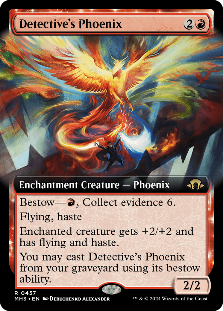 Detective's Phoenix (Extended Art) (MH3-457) - Modern Horizons 3: (Extended Art, enchantment)