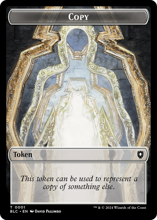 Copy (TBLC-001) - Bloomburrow Commander Tokens Foil