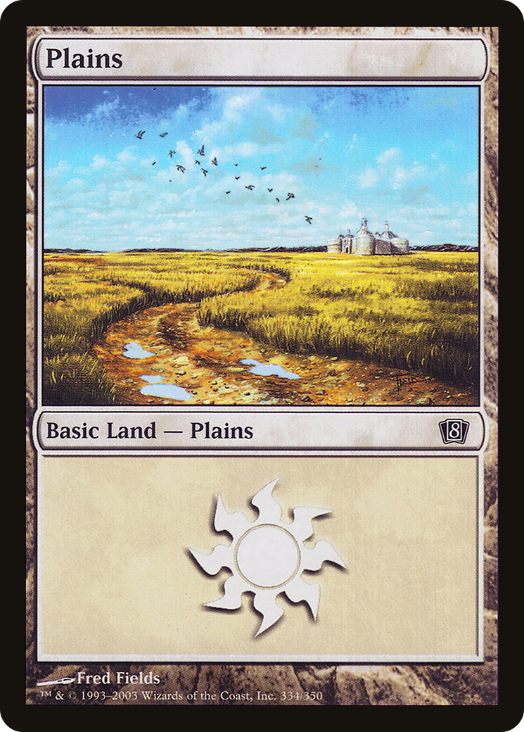 Plains (8ED-334) - 8th Edition Foil