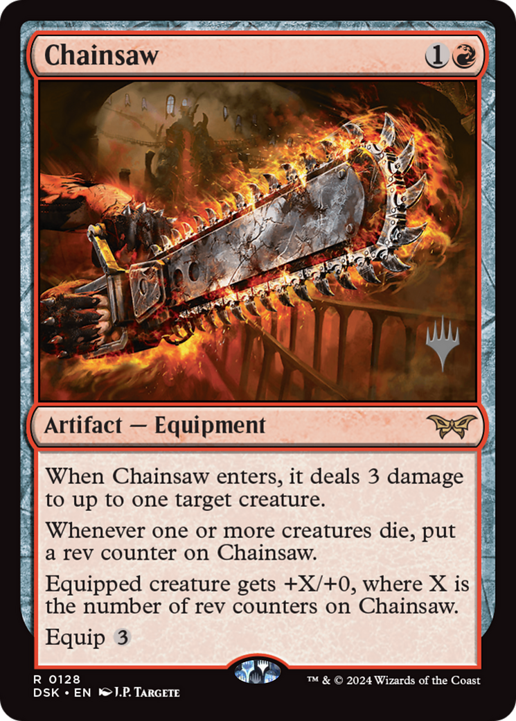 Chainsaw (PPDSK-128) - Duskmourn: House of Horror Promos Foil