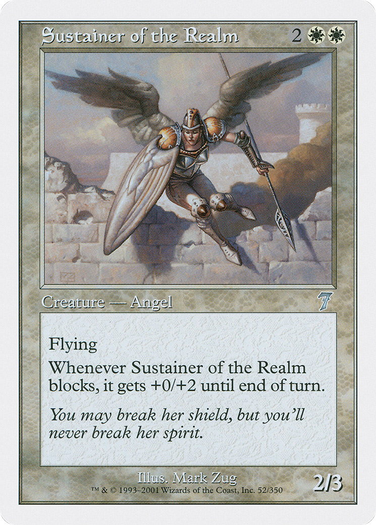 Sustainer of the Realm (7ED-52★) - 7th Edition