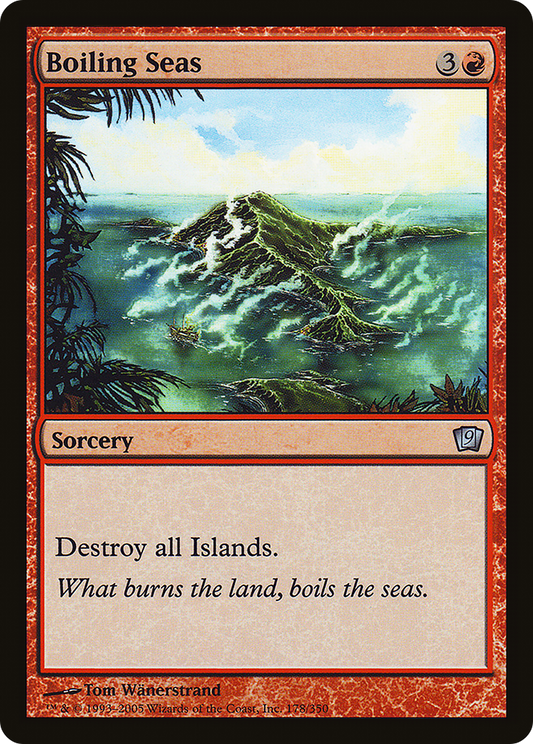 Boiling Seas (9ED-178★) - 9th Edition Foil
