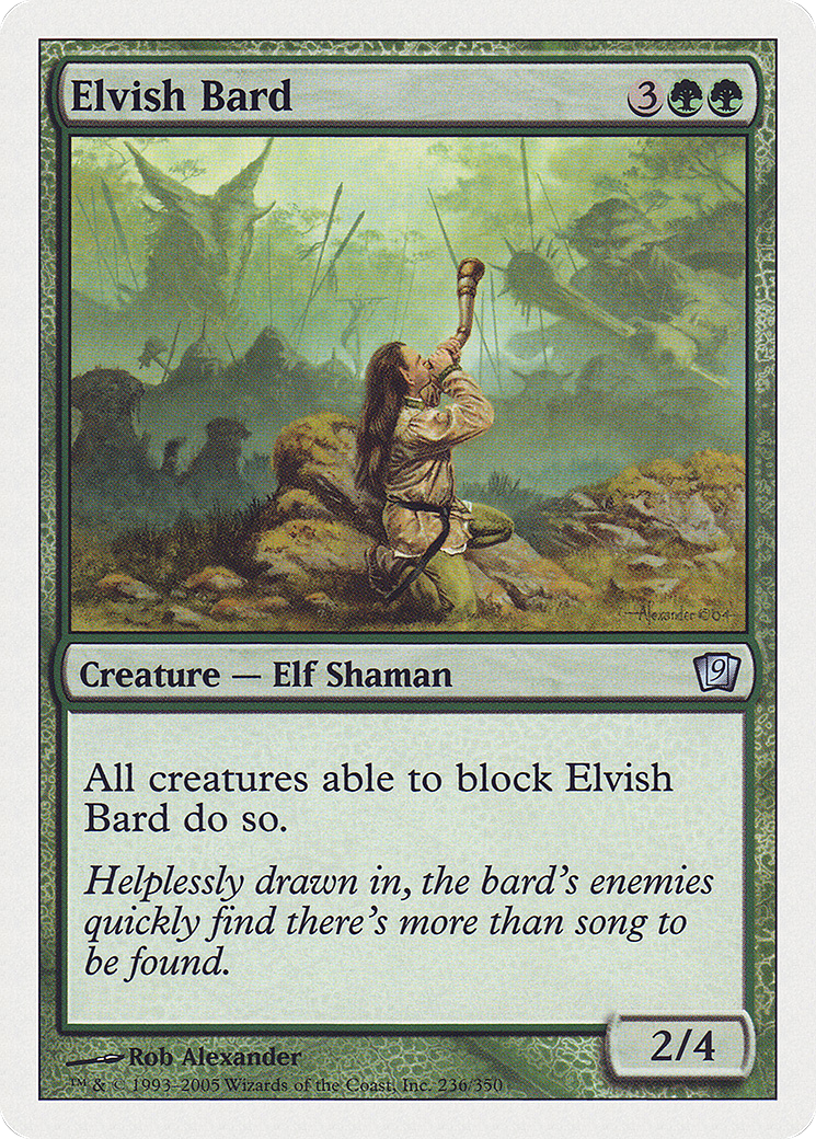 Elvish Bard (9ED-236★) - 9th Edition