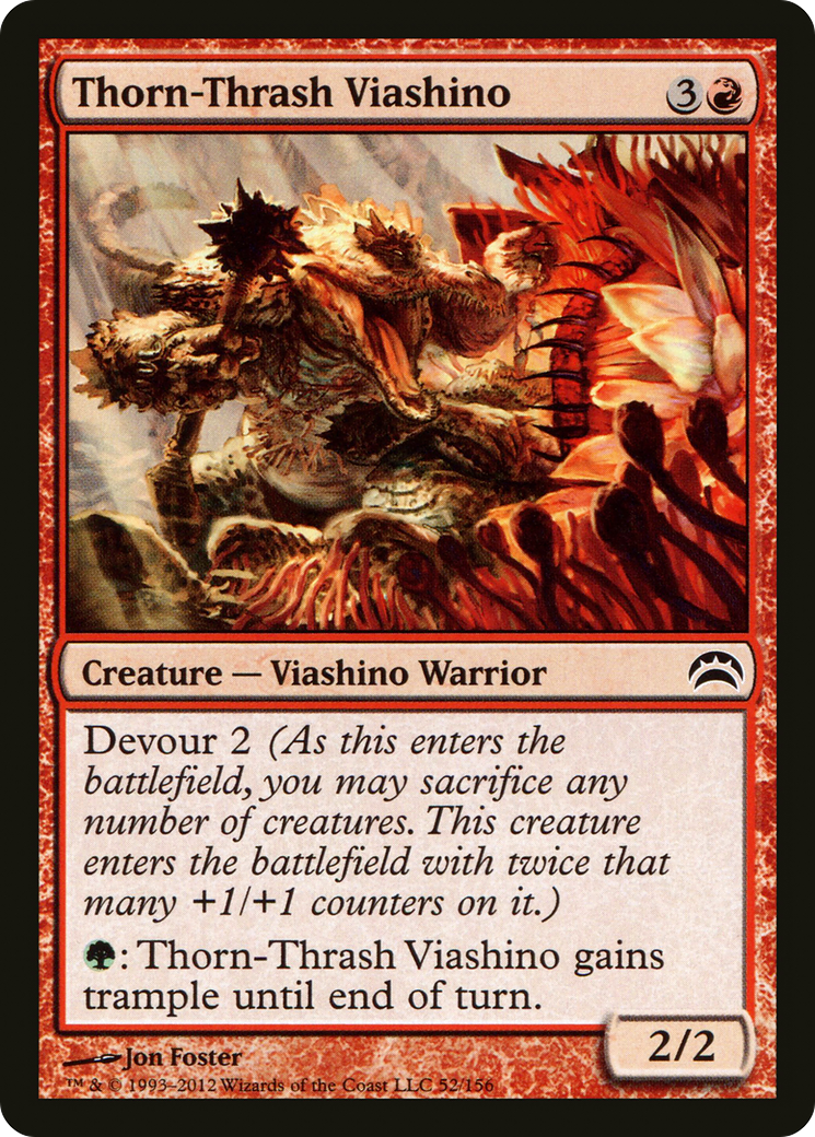Thorn-Thrash Viashino (PC2-052) - Planechase 2012 Foil