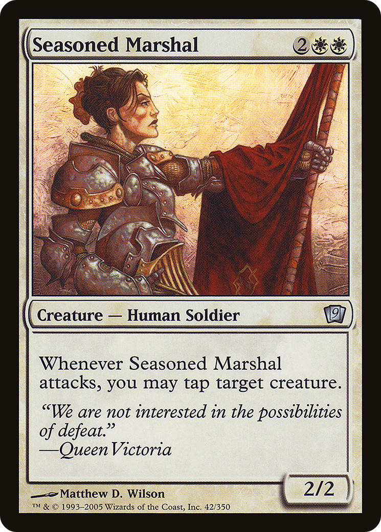 Seasoned Marshal (9ED-42★) - 9th Edition Foil