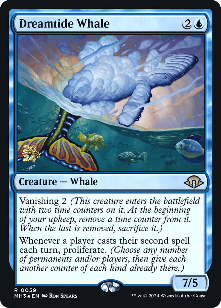 Dreamtide Whale (PRE-059) - Modern Horizons 3 Promos Foil