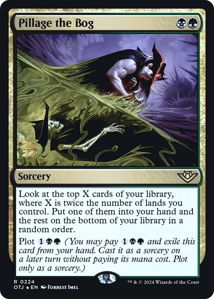 Pillage the Bog (PRE-224) - Outlaws of Thunder Junction Promos Foil