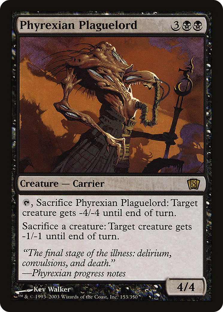 Phyrexian Plaguelord (8ED-153★) - 8th Edition