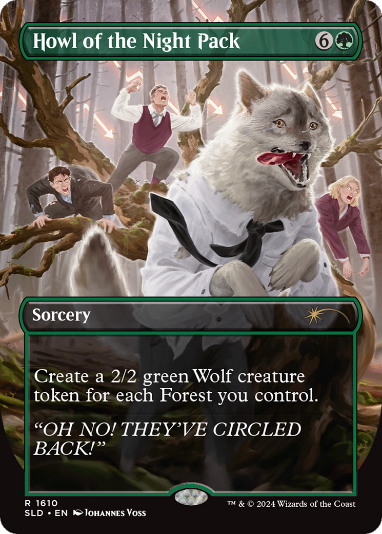 Howl of the Night Pack (SLD-1610) - Secret Lair Drop (Borderless) Foil