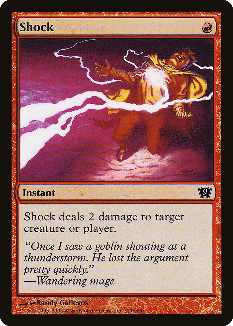 Shock (9ED-220★) - 9th Edition Foil