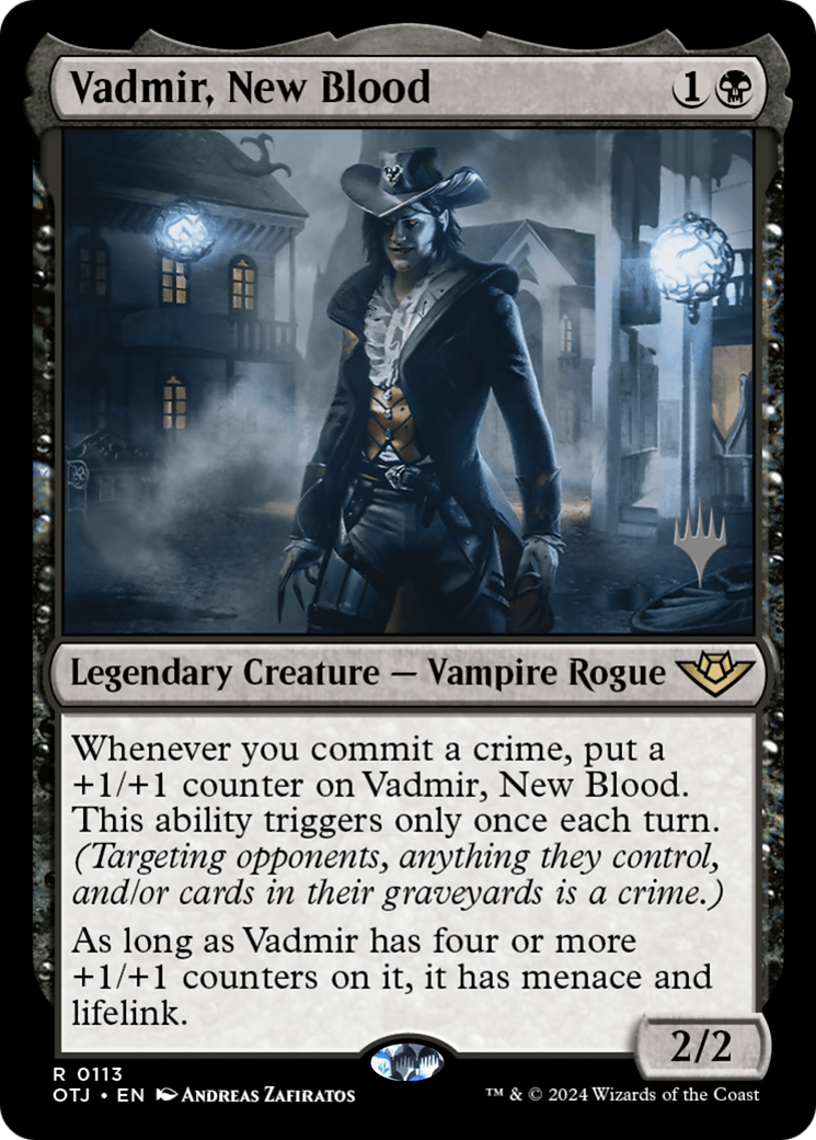 Vadmir, New Blood (PPOTJ-113) - Outlaws of Thunder Junction Promos