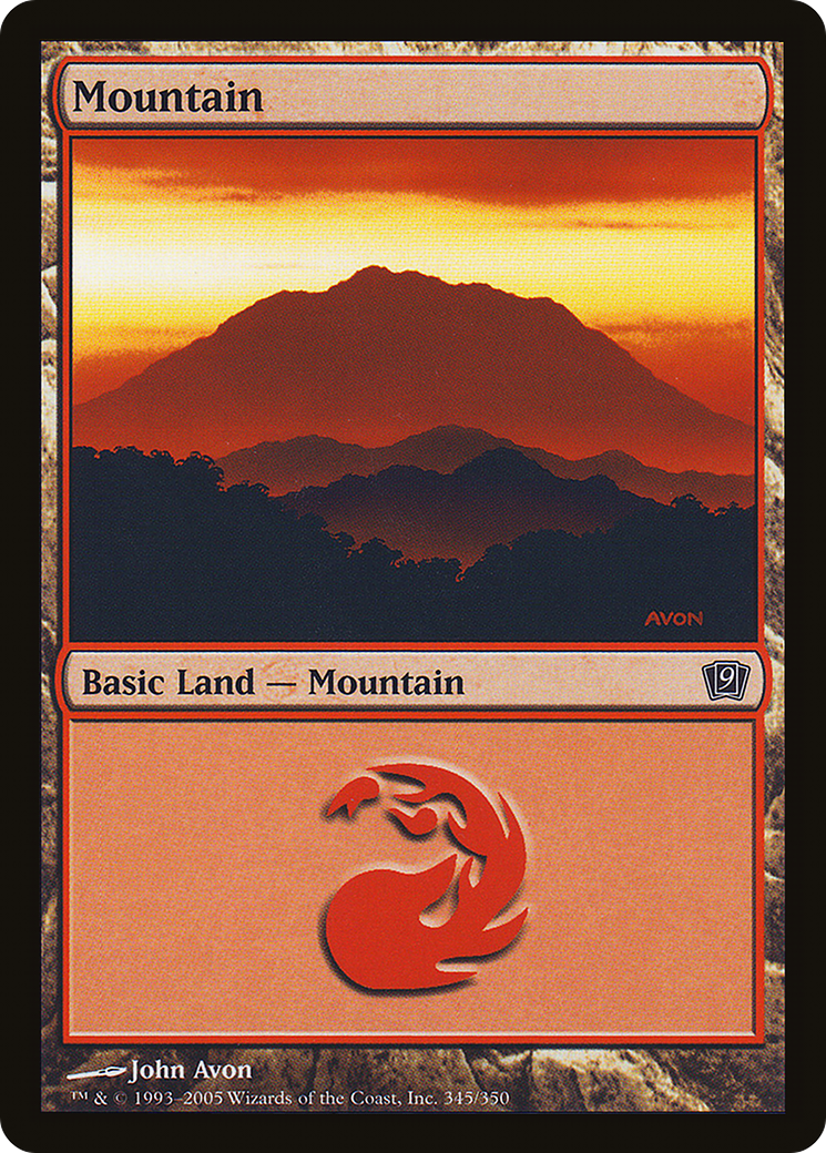 Mountain (9ED-345★) - 9th Edition