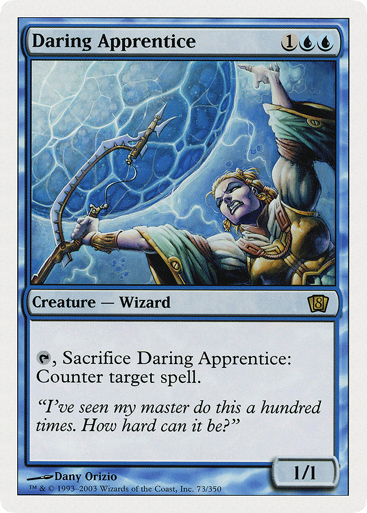Daring Apprentice (8ED-73★) - 8th Edition Foil