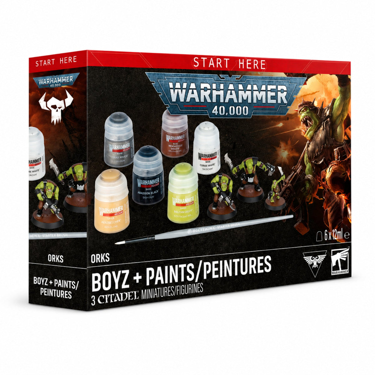 Warhammer 40,000 Orks Boyz + Paints box