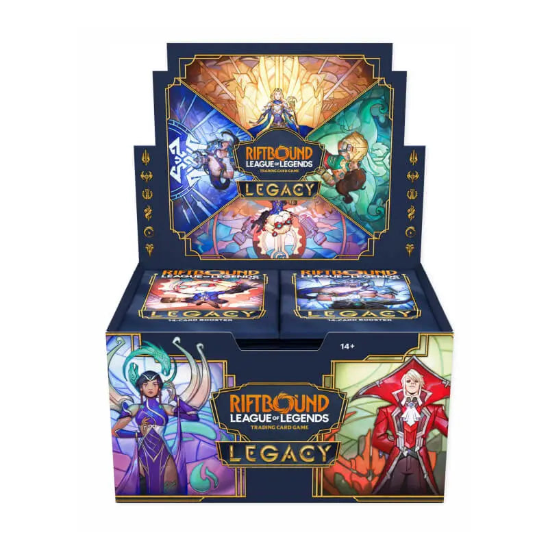 Riftbound: League of Legends TCG Legacy booster display